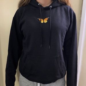 Brandy Melville Tops - Brandy Melville butterfly hoodie (look alike) Brandy Melville Tops - Brandy Melville butterfly hoodie (look alike)